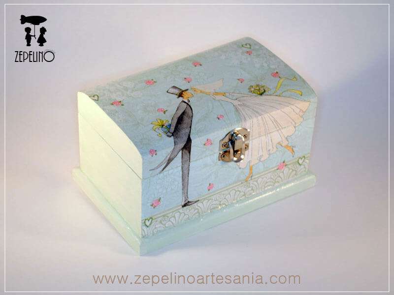 Caja de novios verde II